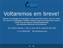 Tablet Screenshot of impar.org.br